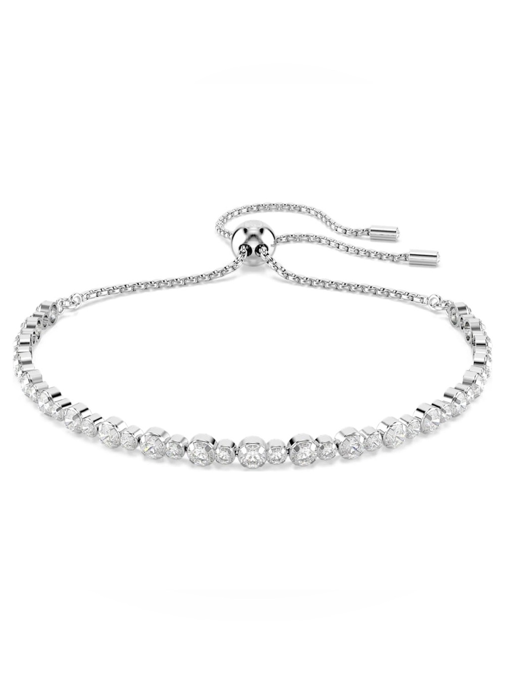Authentic SWAROVSKI matrix tennis Bracelet - Sparkling White Stones adjustable